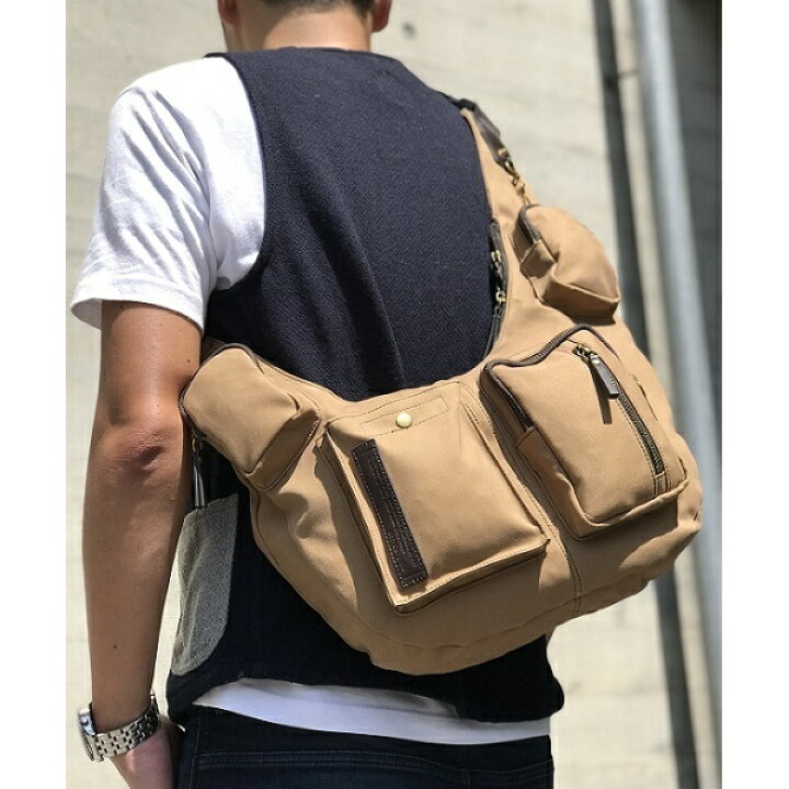 楽天市場】4ポケットボディバッグ ワンショルダー（コットンツイル 
