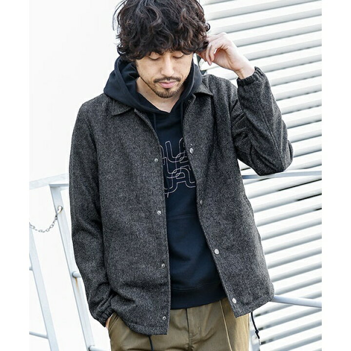 楽天市場】【18AW】ウールコーチジャケット／ナノ・ユニバース（メンズ 