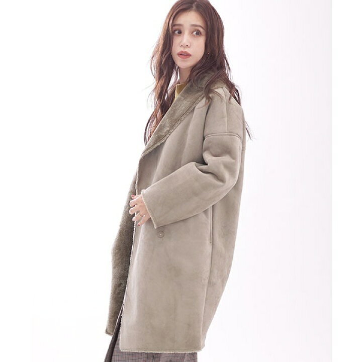 楽天市場】【予約商品】【NU LADYS】Fムートンショールコート／ナノ  