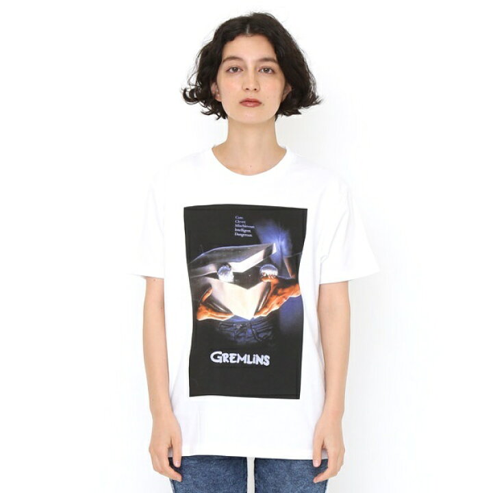 楽天市場 ユニセックス コラボレーションベーシックtシャツ グレムリンポスター グレムリン グラニフ 丸井 マルイ 楽天市場店
