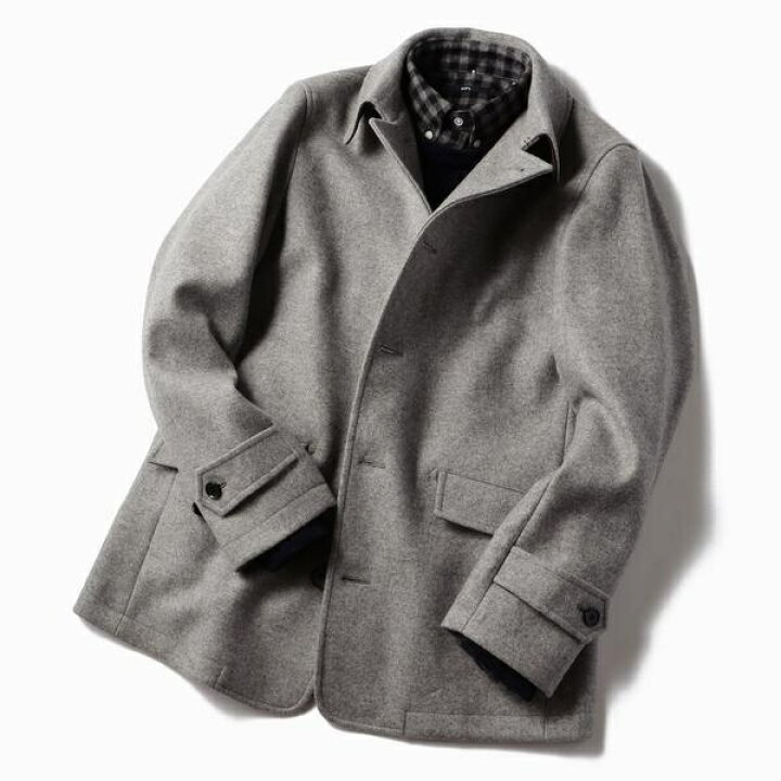 楽天市場 sc hamilton lambswool メルトン シングル pコート シップス メンズ Ships 丸井 マルイ 楽天市場店