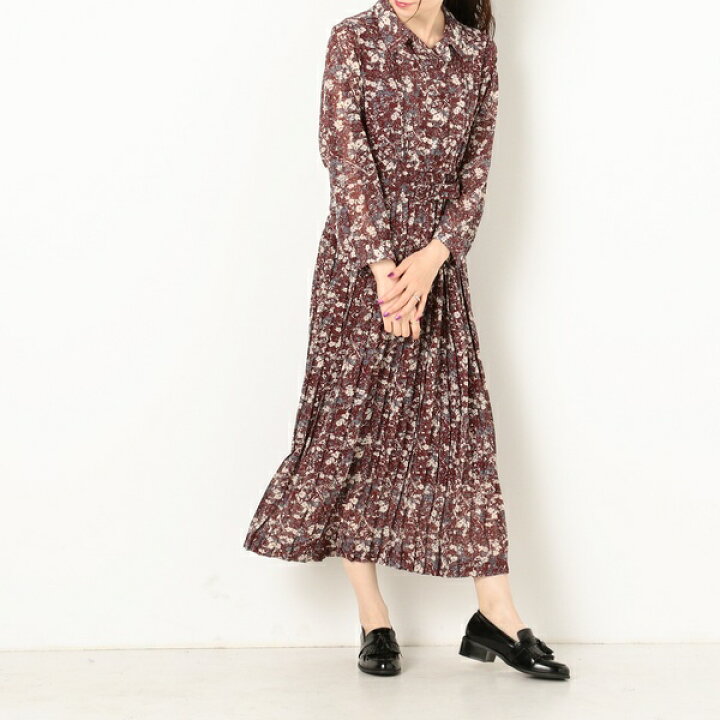 楽天市場 小花柄プリーツワンピース アルシーヴ Archives 丸井 マルイ 楽天市場店