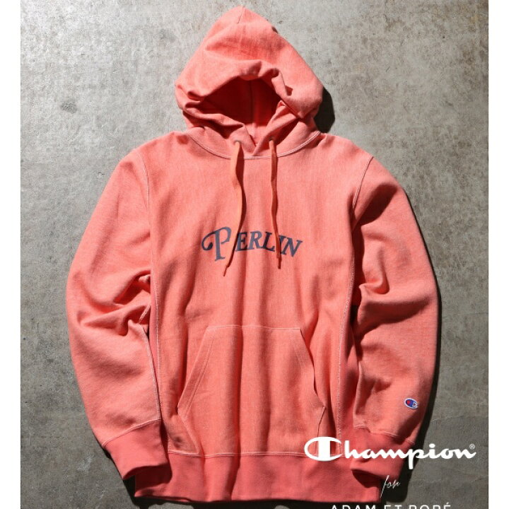 楽天市場】【Champion】別注 ロゴプリントパーカー／アダム エ ロペ  