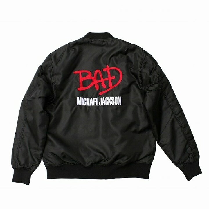 楽天市場】Michael Jackson MA-1 ジャケット BAD／マイケルジャクソン 