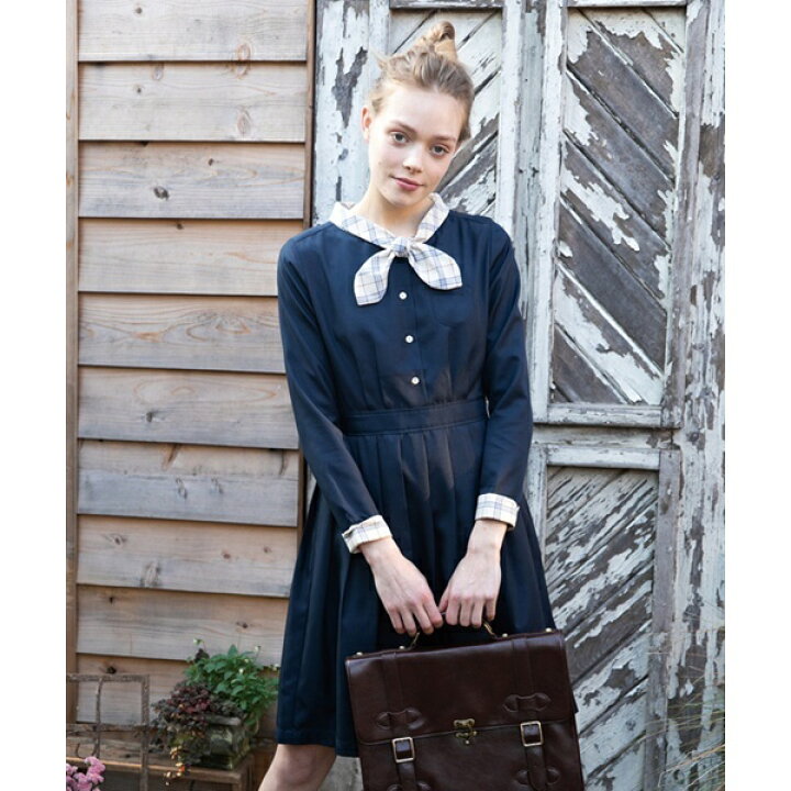 楽天市場 チェックボウタイスクールワンピース F I N T フィント Fint 丸井 マルイ 楽天市場店