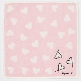 【約28×28cm】タオルハンカチ（レディース）／アニエスベー（agnes b.）