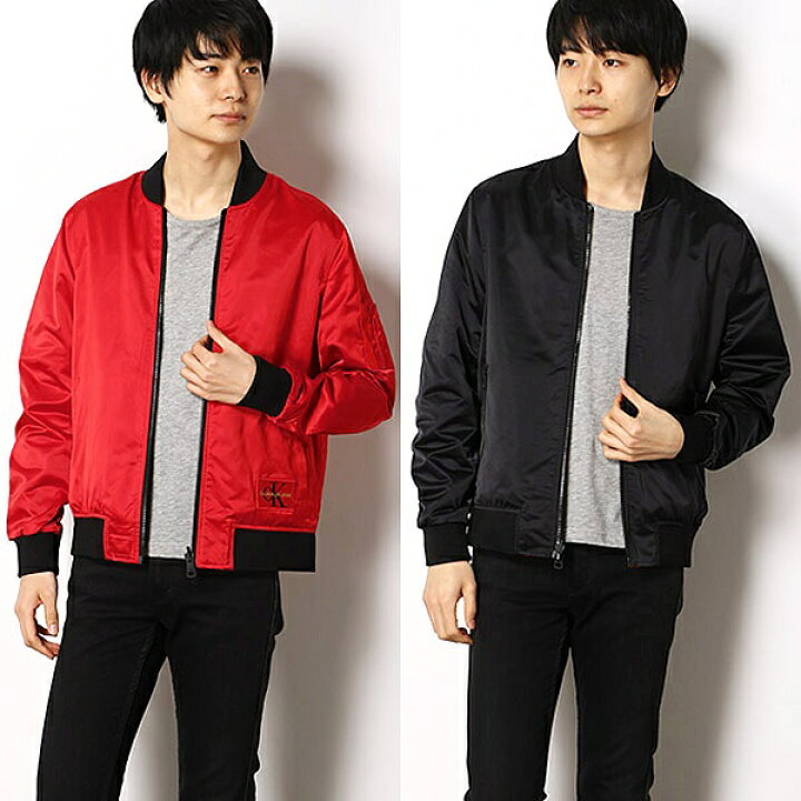 楽天市場】【CALVIN KLEIN JEANS】リバーシブル ボンバー ジャケット 