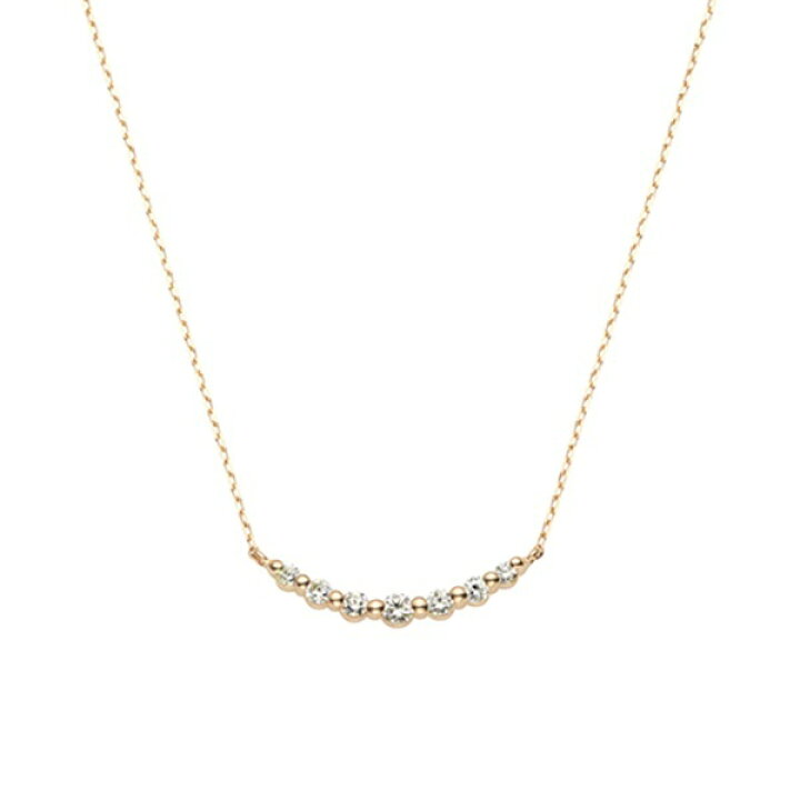 楽天市場】K18YG ダイヤモンド0.15ct スリールネックレス／ ヴイエー  