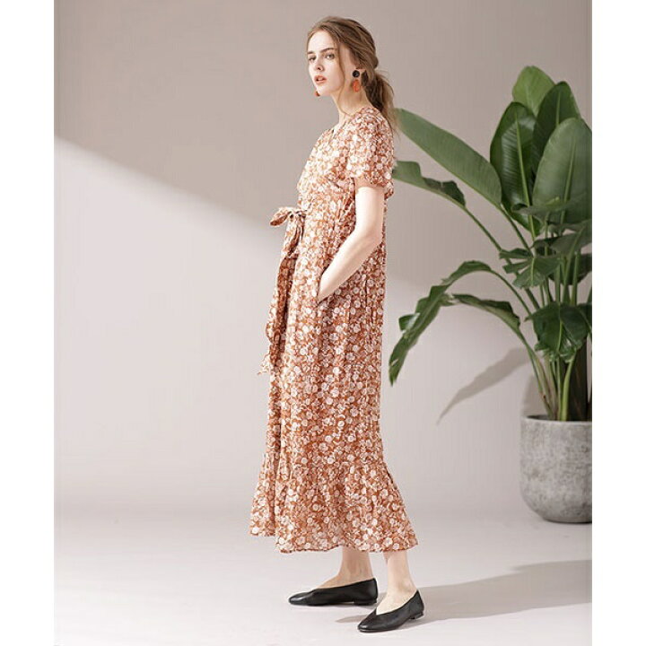 楽天市場】NE QUITTEZ PAS/別注花柄マキシワンピース／ナノ  