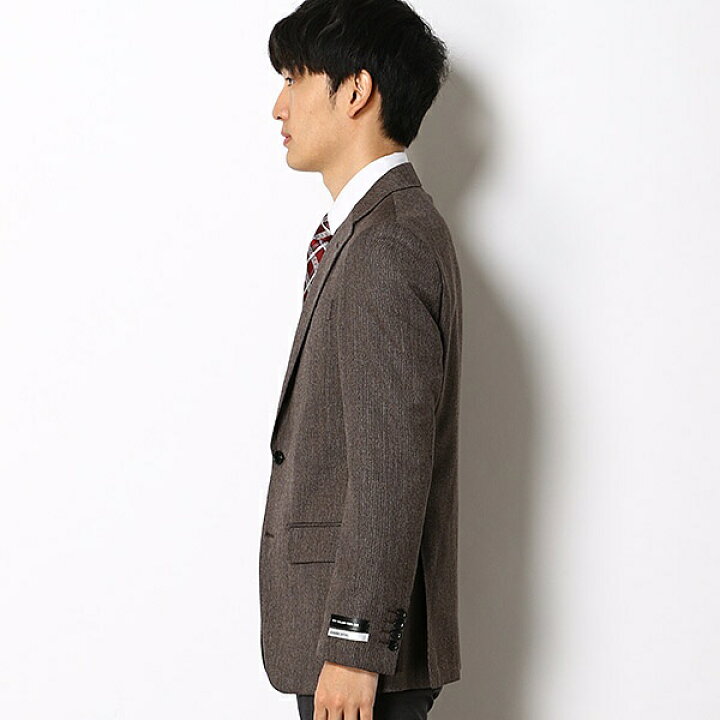 楽天市場】【CLASSICO TAPERED】ウールリネンブレンド2釦ジャケット 