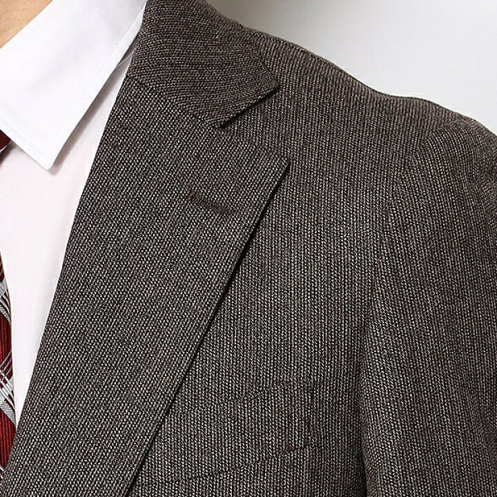 楽天市場】【CLASSICO TAPERED】ウールリネンブレンド2釦ジャケット 