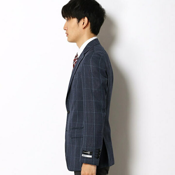 楽天市場】【CLASSICO TAPERED】ウールブレンド2釦ジャケット/ネイビー 