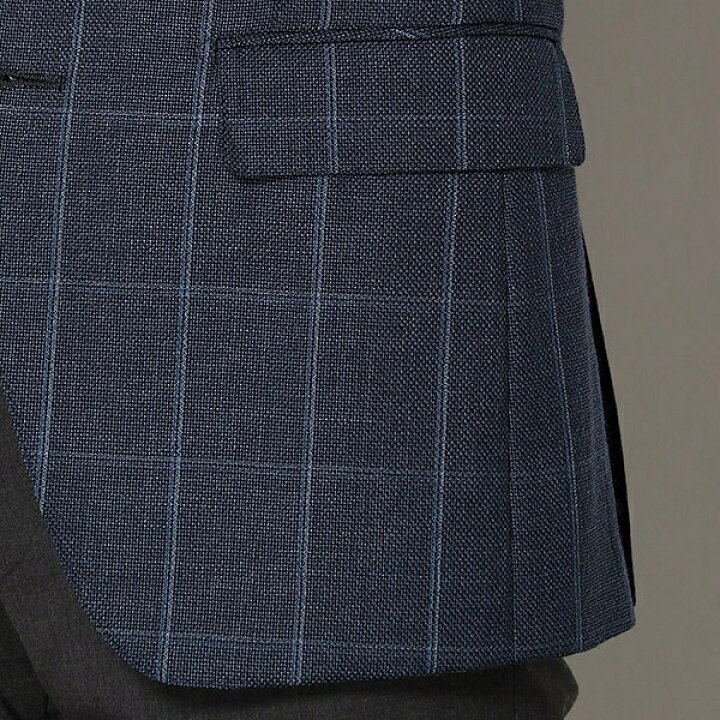 楽天市場】【CLASSICO TAPERED】ウールブレンド2釦ジャケット/ネイビー 