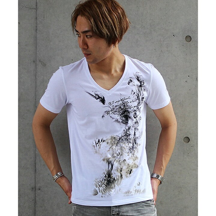 楽天市場】TORNADO MART∴レオパードスモークフラワーTシャツ 