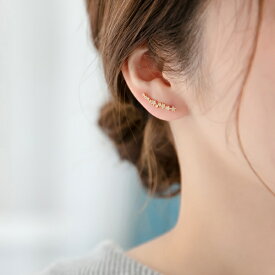 楽天市場 イヤリング耳たぶ沿うの通販