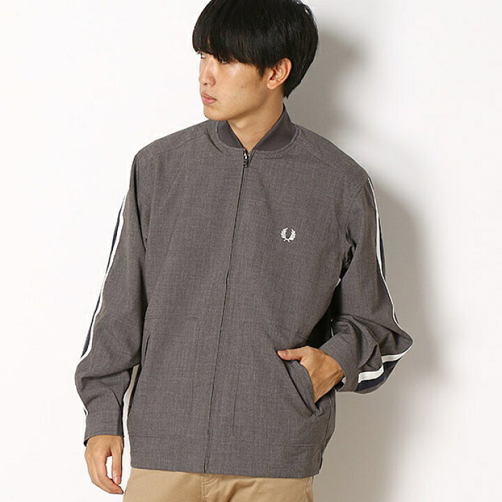 楽天市場】SIDE TAPED BOMBER JACKET／フレッドペリー(メンズ)（FRED 