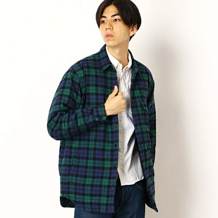 楽天市場】【19AW】QUILTED TARTAN SHIRT／フレッドペリー(メンズ 