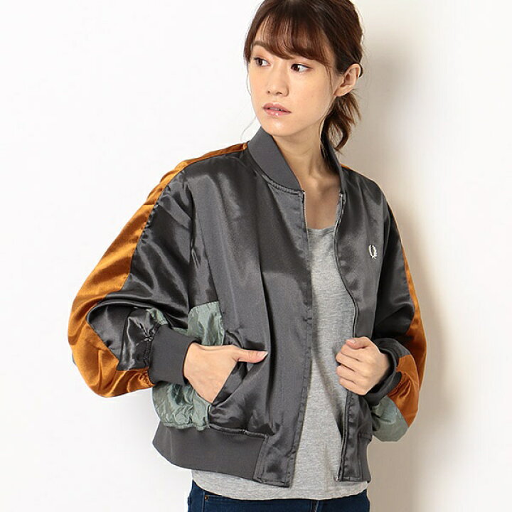 楽天市場】【19AW】PANELLED BOMBER JACKET／フレッドペリー（レディス 