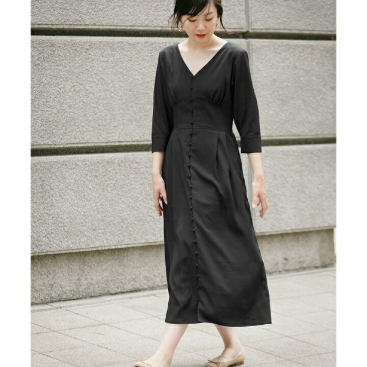 楽天市場 レディスワンピース Kbf ウエストマークヴィンテージライクワンピース Kbf Kbf 丸井 マルイ 楽天市場店