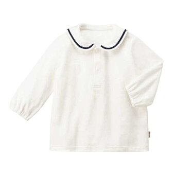 【楽天市場】Tシャツ（70～90cm / 襟付き白 / セーラーカラー / 男の子・女の子）／ミキハウス ホットビスケッツ（MIKIHOUSE
