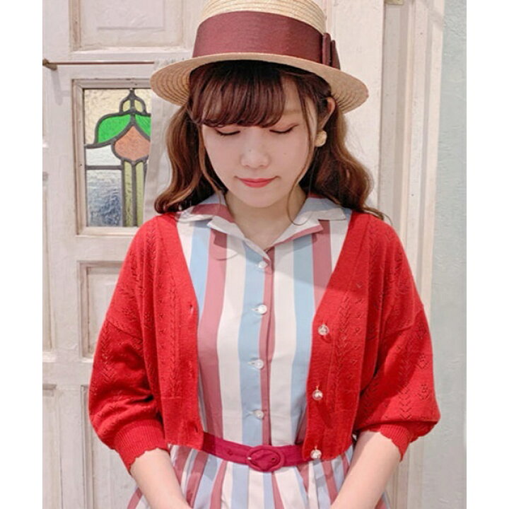 楽天市場】マルチストライプノースリーブワンピース/an another  