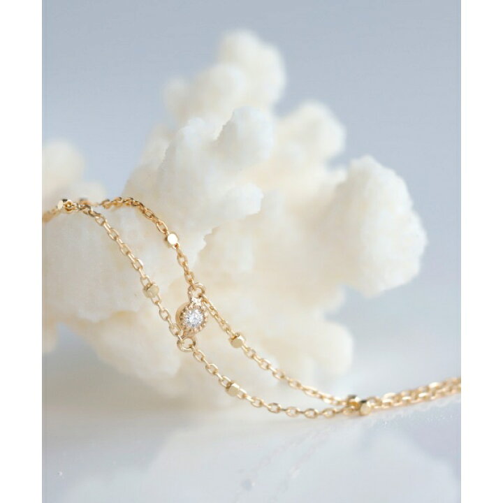 楽天市場】一粒ダイヤの2連風ブレスレット／シエナロゼ（SIENA ROSE  