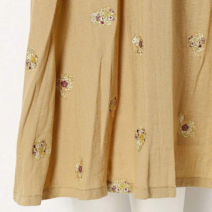 楽天市場】花束うさぎ刺繍ジャンスカ／フランシュリッペ（大きいサイズ 
