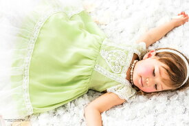 ハート＆フラワーレースシフォンワンピース／キャサリンコテージ（Catherine Cottage）