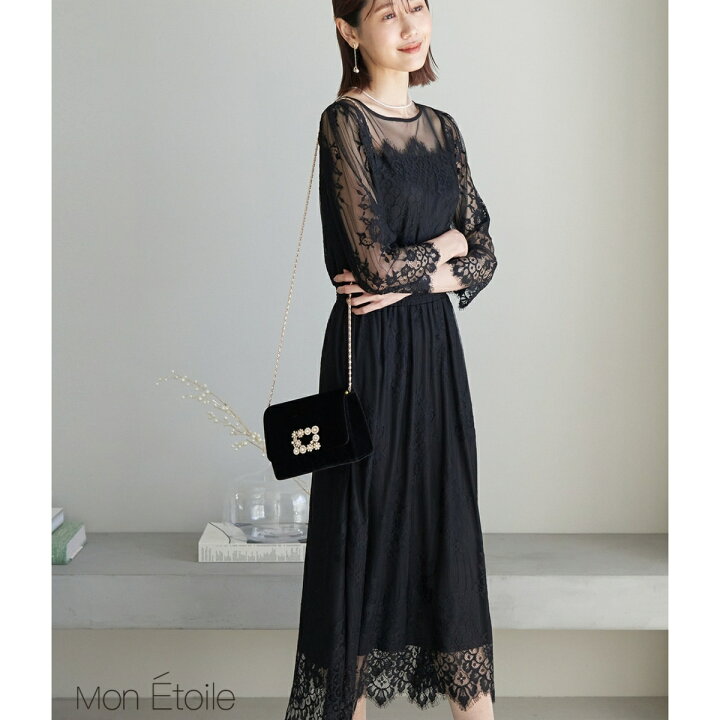 楽天市場 Mon E Toile 結婚式にも レースdress ロペピクニック Rope Picnic 丸井 マルイ 楽天市場店