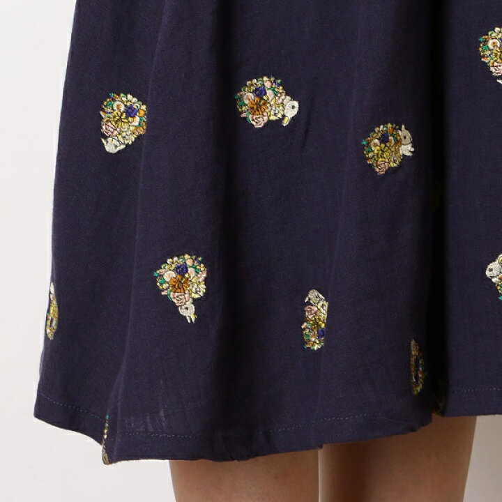 楽天市場】花束うさぎ刺繍ジャンスカ／フランシュリッペ（franche 