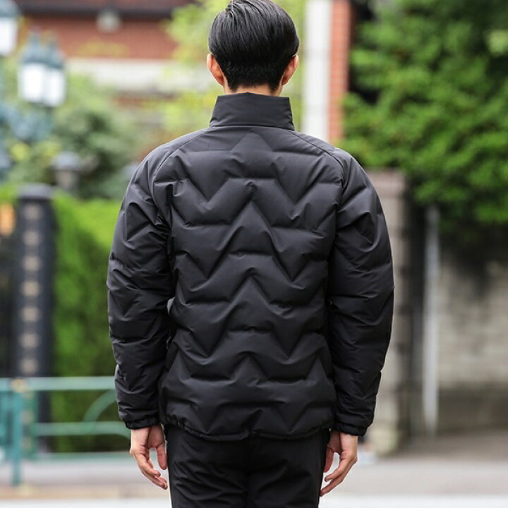 【le coq sportif(ルコックスポルティフ)】別注 熱圧着シームレスダウンジャケット/メンズビギトーキョー(MEN le coq sportif (S) ダウンジャケット スポーツ グレー