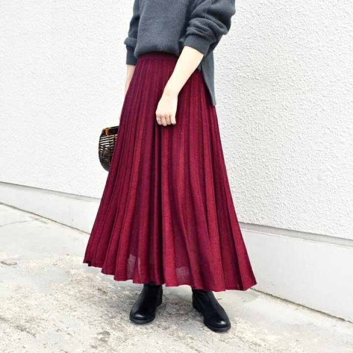 楽天市場】liflattie ships：ラメニットプリーツ  
