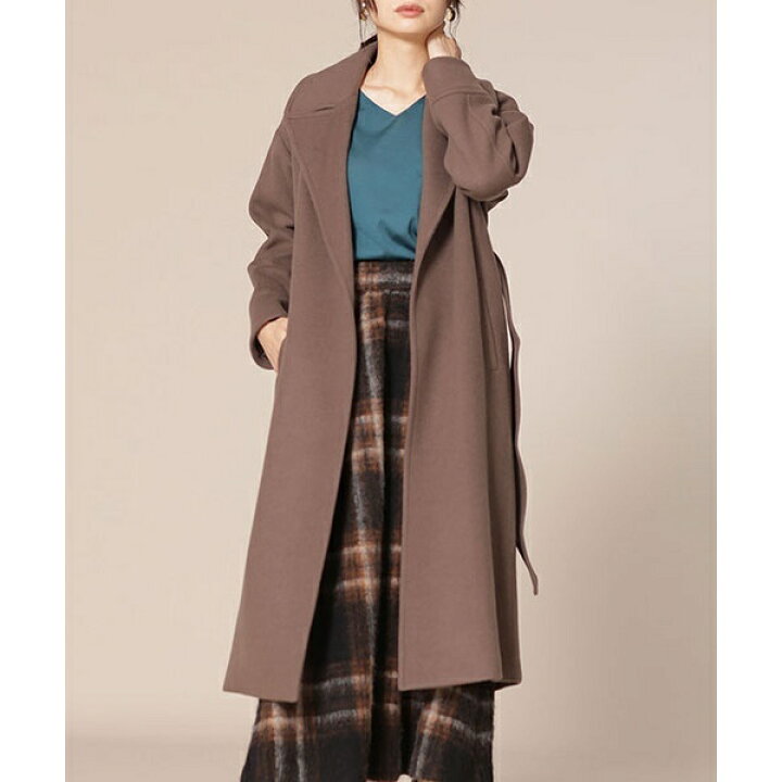 楽天市場】【予約商品】【NU LADYS】MANTECO ビッグラペルガウンコート 