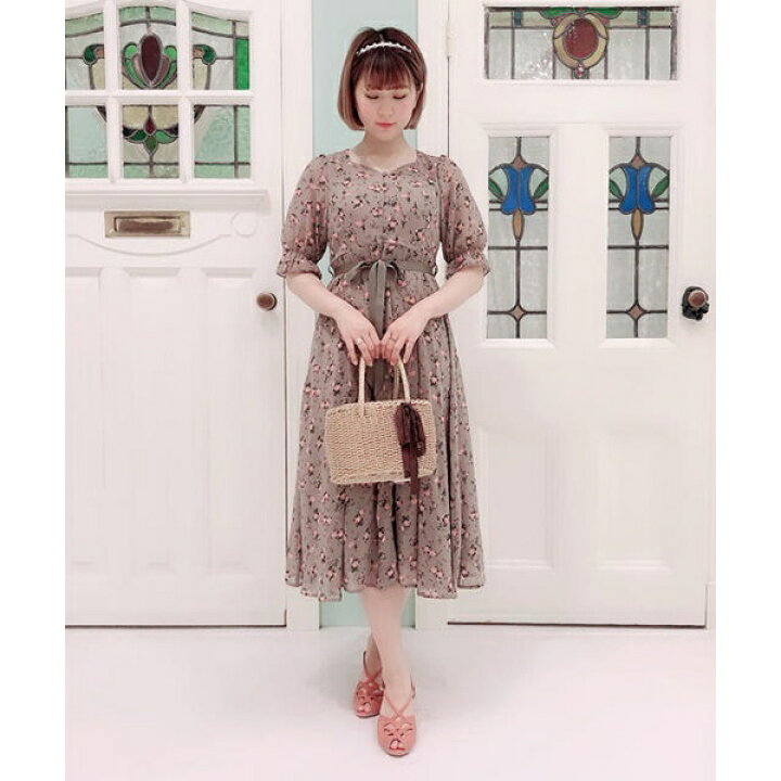 楽天市場 花柄ガウンワンピース F A フィント Fint 丸井 マルイ 楽天市場店