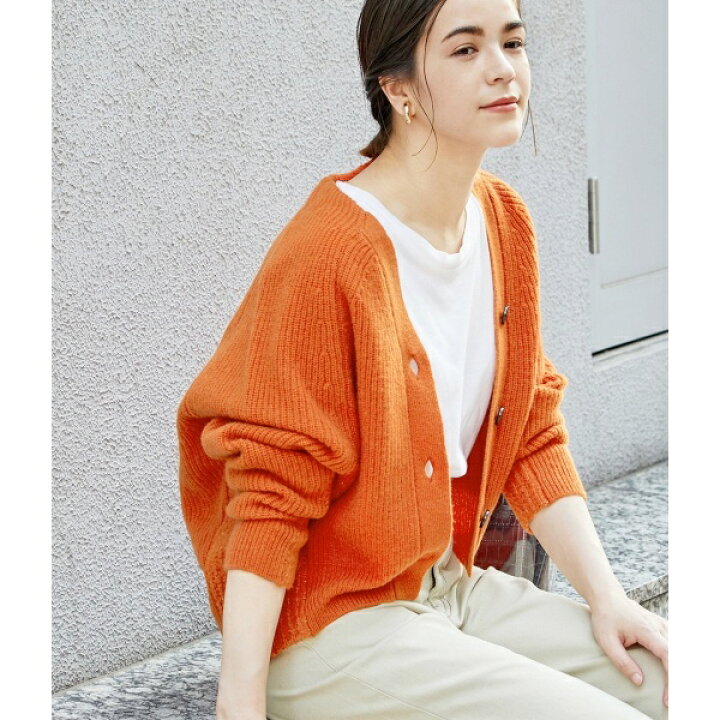 楽天市場】ラムコクーンカーディガン／アダム エ ロペ（レディース  