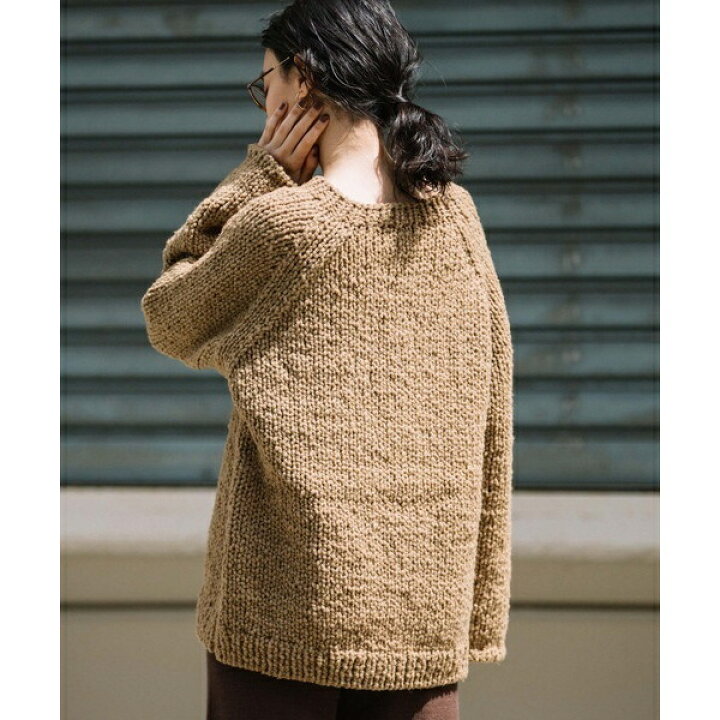 楽天市場】【Audrey and John Wad】手編みペルーニット ヘンリーネック  