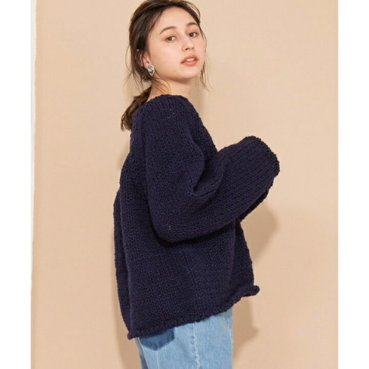 楽天市場】【Audrey and John Wad】手編みペルーニット ヘンリーネック  