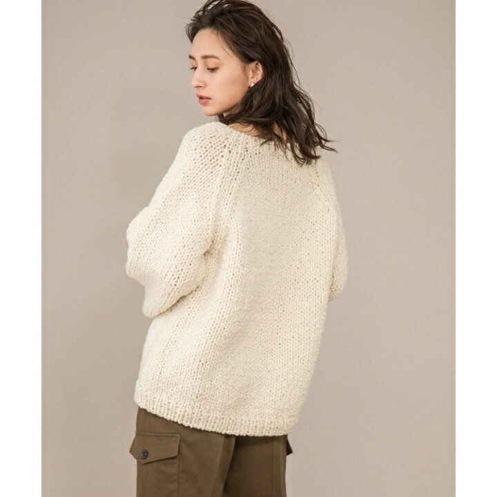 楽天市場】【Audrey and John Wad】手編みペルーニット ヘンリーネック  