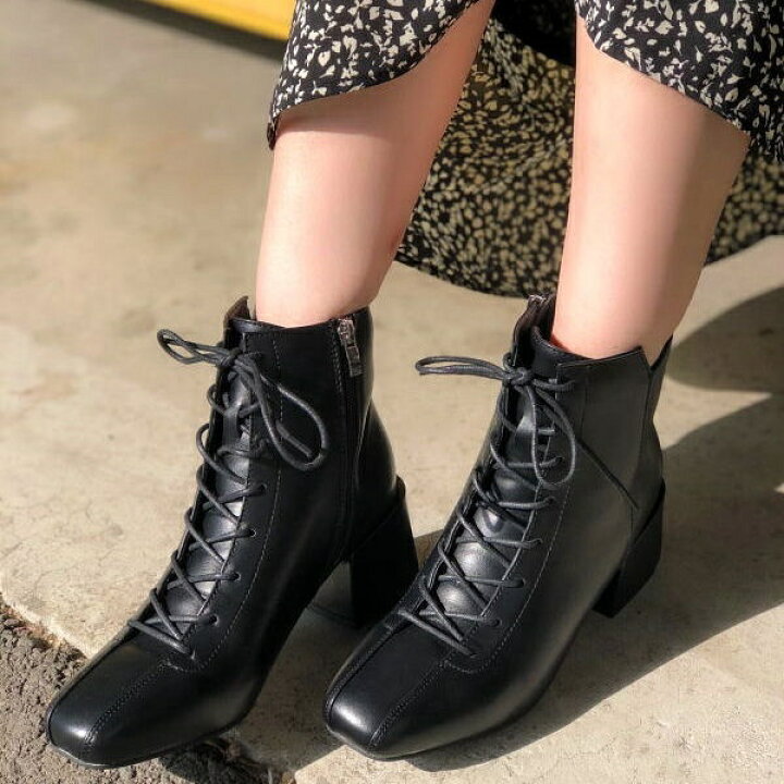 楽天市場 スクエアレースアップブーツ シュガーシュガー Sugar Sugar 丸井 マルイ 楽天市場店