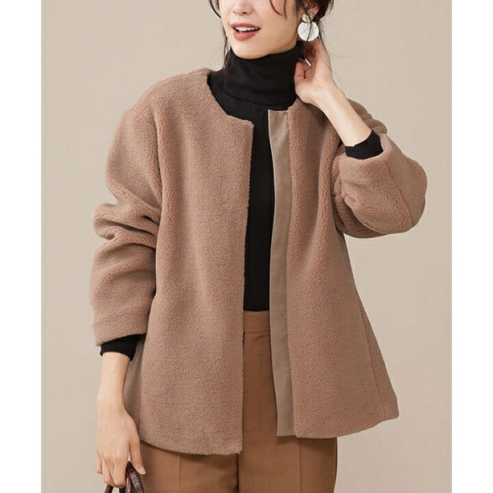 楽天市場】【予約商品】【NU LADYS】エコラムファーショートコート 