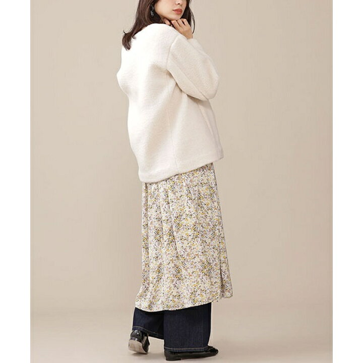 楽天市場】【予約商品】【NU LADYS】エコラムファーショートコート 