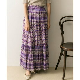 レディススカート(ne Quittez pas　ETHNIC PRT LONG SKIRT)／アーバンリサーチ（レディース）（URBAN RESEARCH）