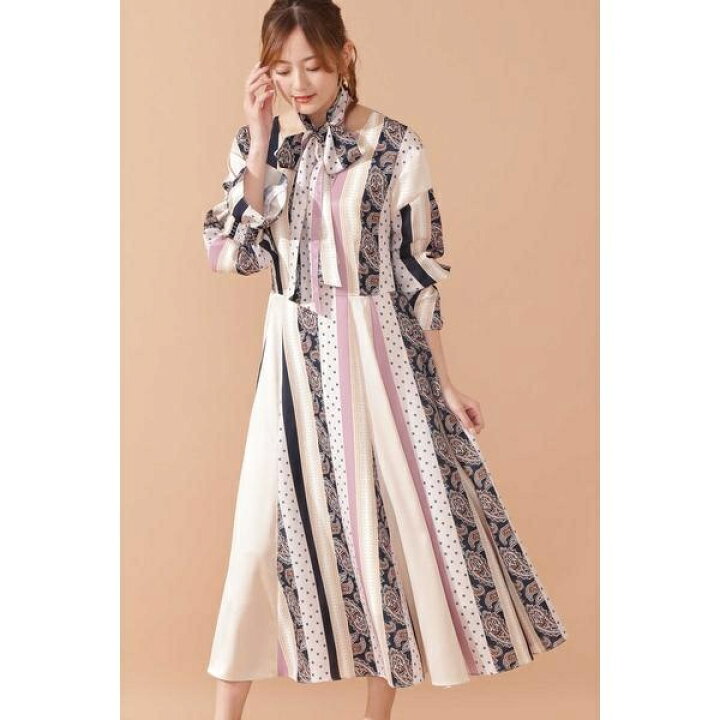 楽天市場 Cancam 11月号掲載 ハイブリッドペイズリーフローラルワンピース ジルバイジルスチュアート Jill By Jillstuart 丸井 マルイ 楽天市場店