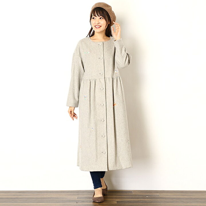楽天市場】野うさぎ刺繍2wayコート／フランシュリッペ（franche lippee 
