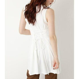 楽天市場 レースアップ ブランドスライ ワンピース レディースファッション の通販