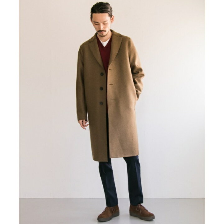 楽天市場】メンズコート(HARRIS WHARF LONDON OVERCOAT PRESSED WOOL