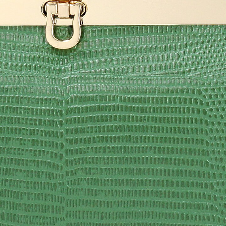 楽天市場】perche ペルケ / 【日本製】リザード型押しおこし金具長財布 