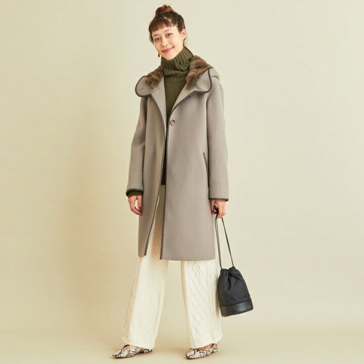 楽天市場】BY∴ メルトンファーフードコート −2WAY  