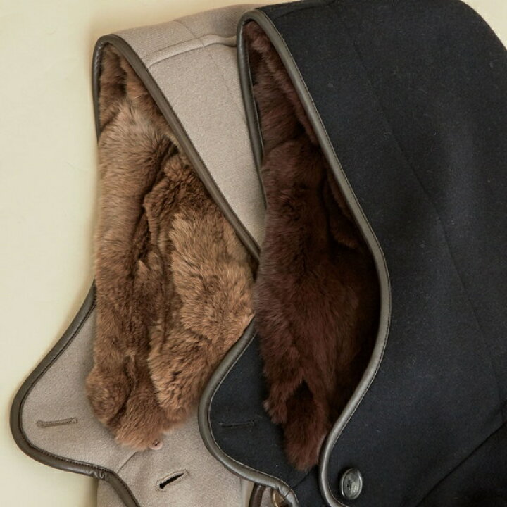 楽天市場】BY∴ メルトンファーフードコート −2WAY  