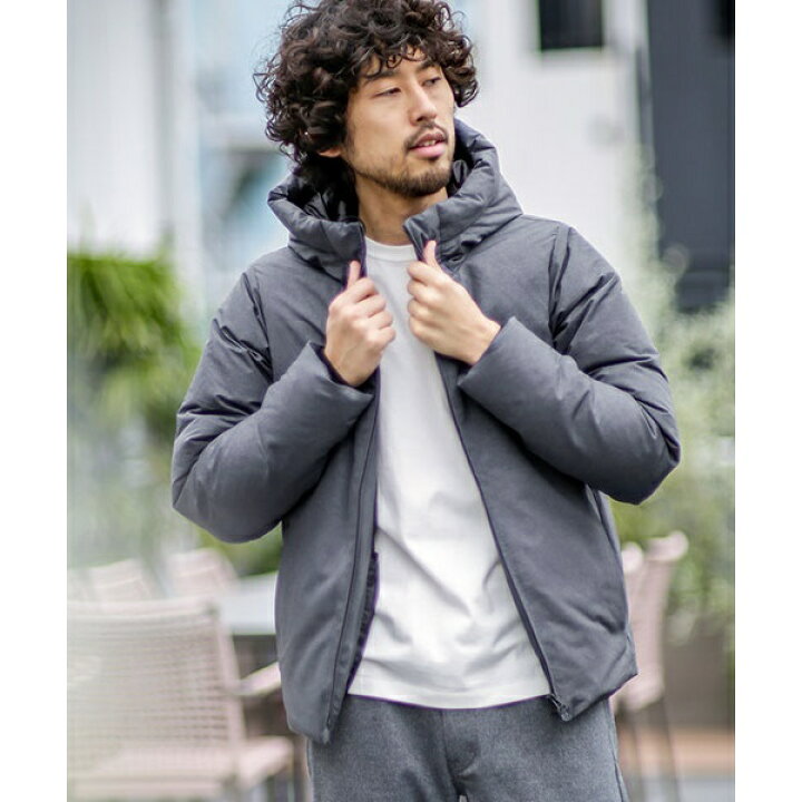 楽天市場】【WEB限定】河田フェザー撥水フードダウンジャケット／ナノ  